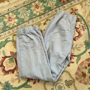 LIGHT BLUE BRANDY MELVILLE ROSA SWEATPANTS